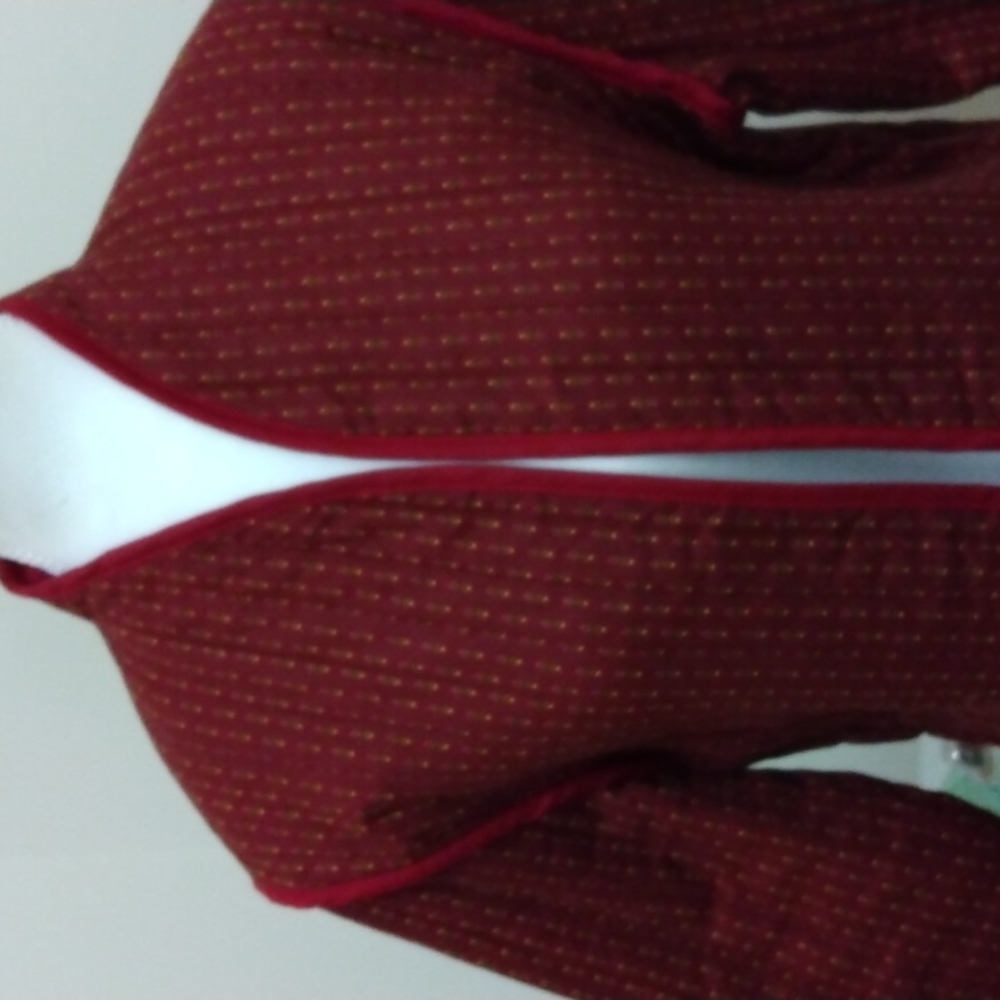 Handcrafted, Women's quilted reversible jacket. Size Medium. New!